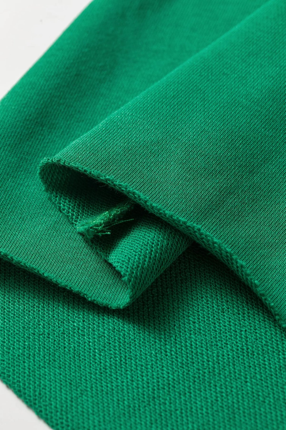 Bright Green Solid Color Hooded Long Sleeve Elastic Waist Pocket Pant Set