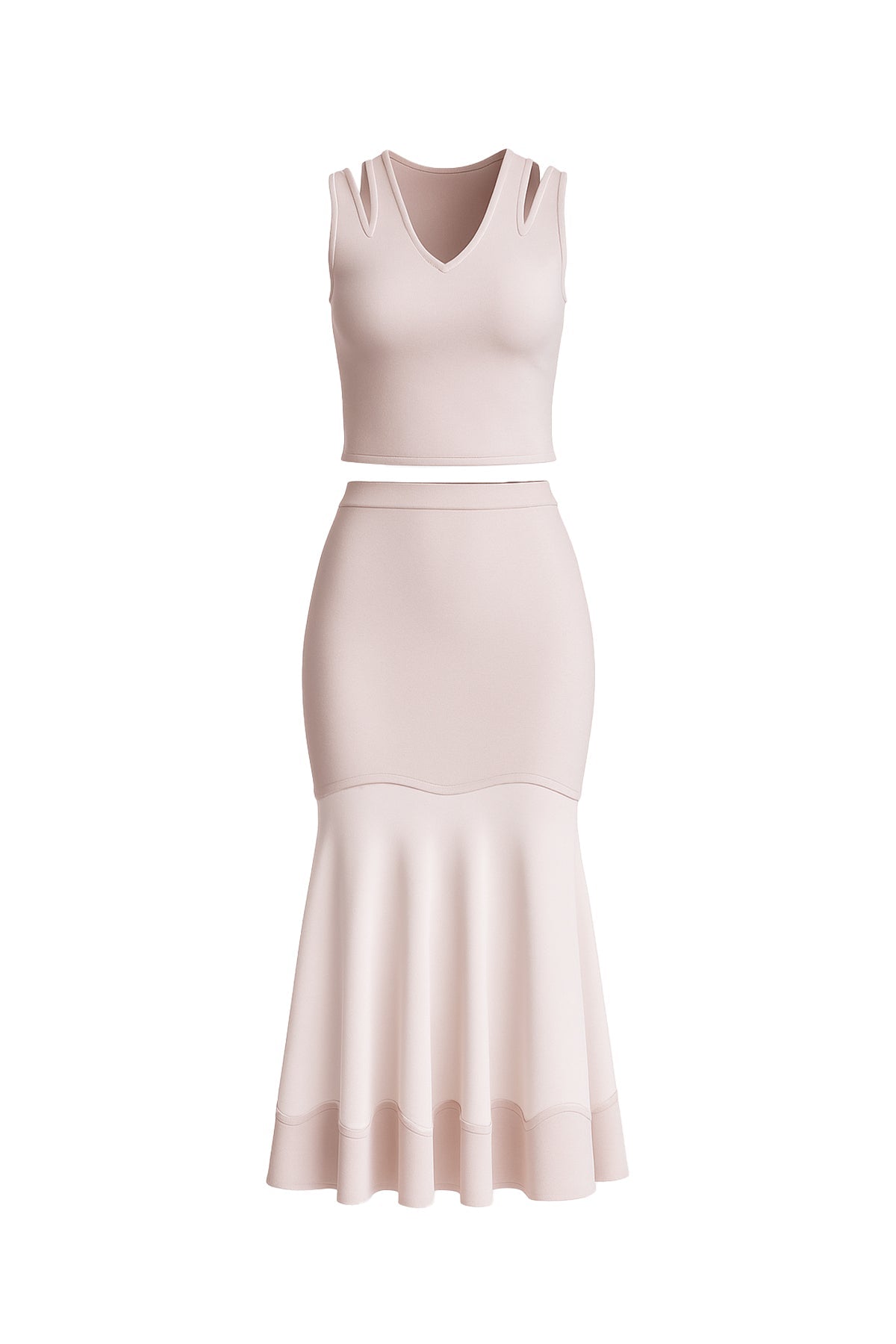 Cutout Two Piece Set flat lay view