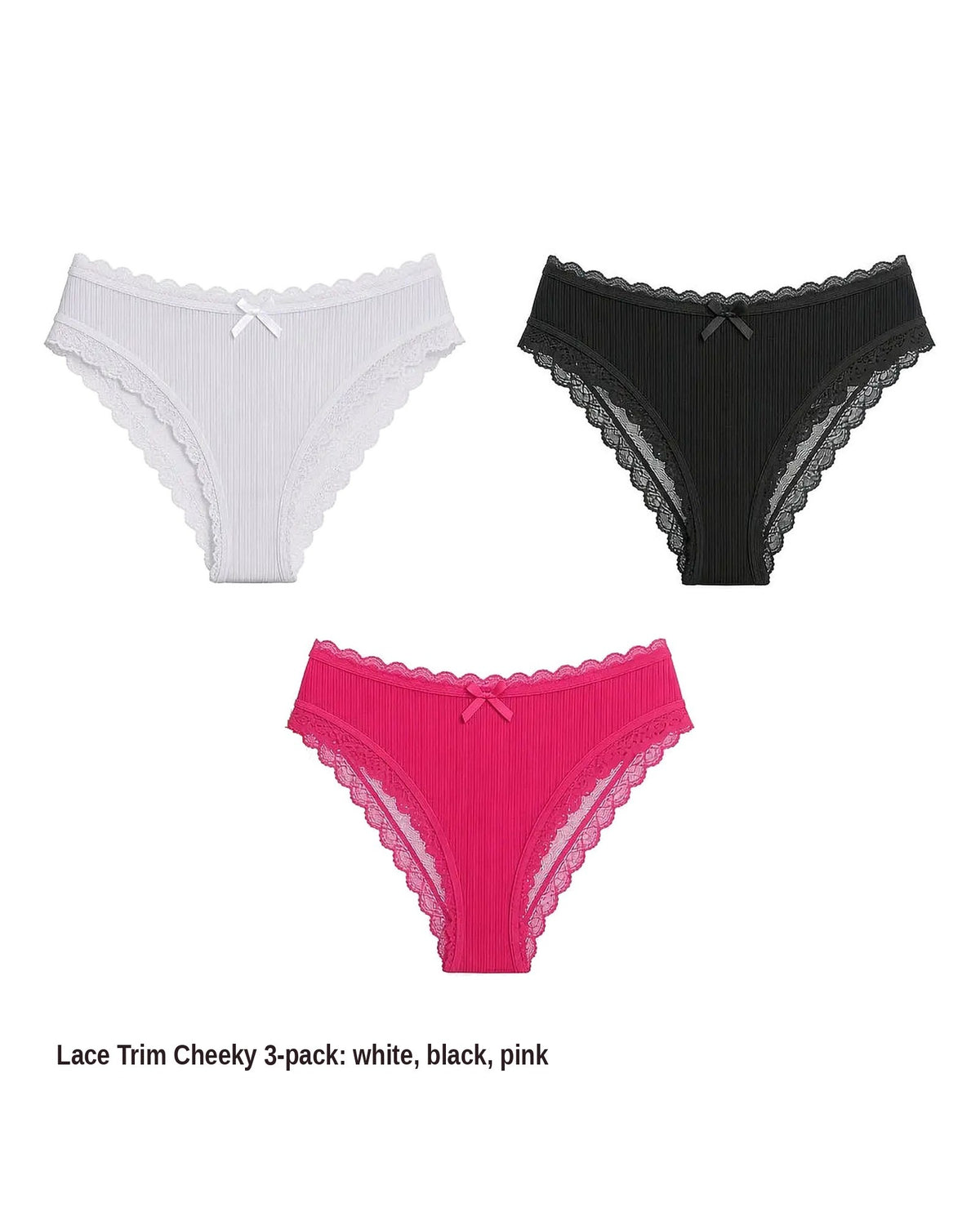 Stock-Up Bundle: 12 Women's 95% Cotton Panties + 7 Pairs Cotton Socks