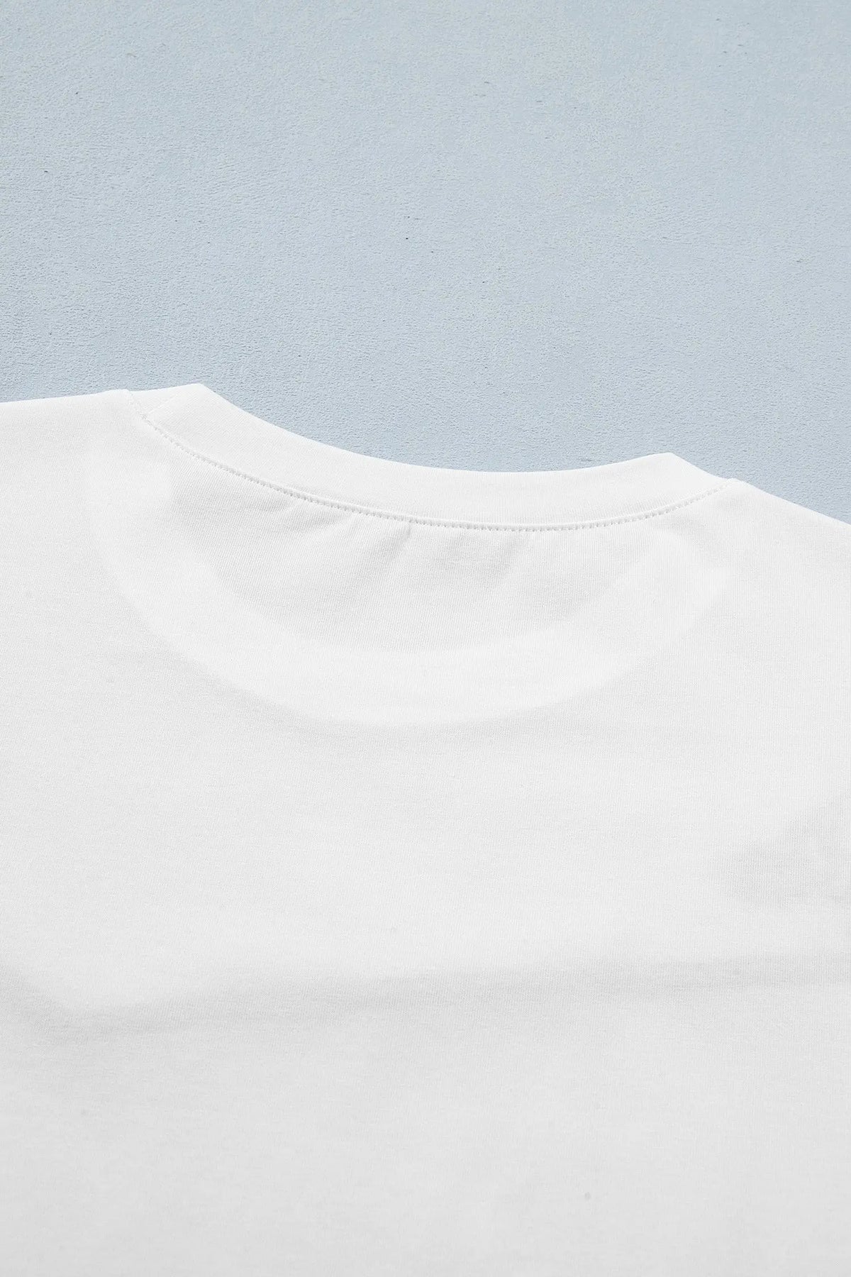 White Western Fashion Embroidered Casual Tee
