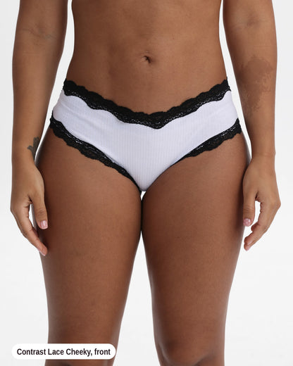 Stock-Up Bundle: 12 Women's 95% Cotton Panties + 7 Pairs Cotton Socks