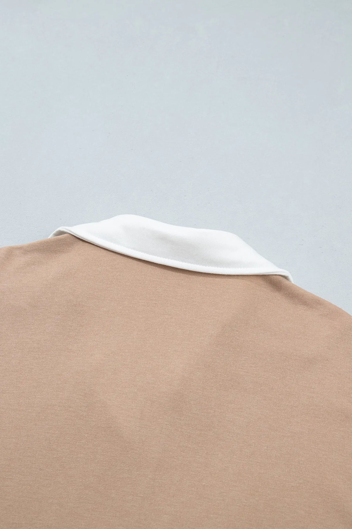 Striped Color Block Pullover Top Drawstring Shorts Set detail view · nz-alt-v1