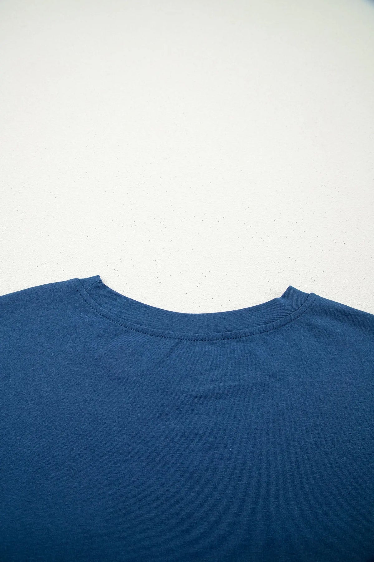 Color Block Chest Pocket Patched Casual Short Sleeve Top
