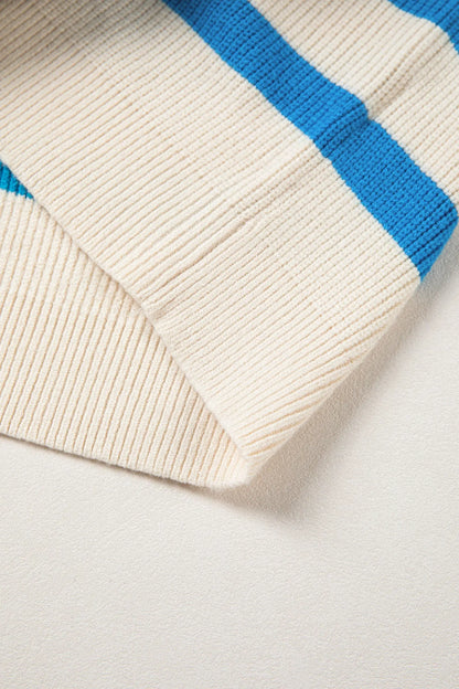 Chicory Coffee Ribbed Half Zip Collared Sweater Vest