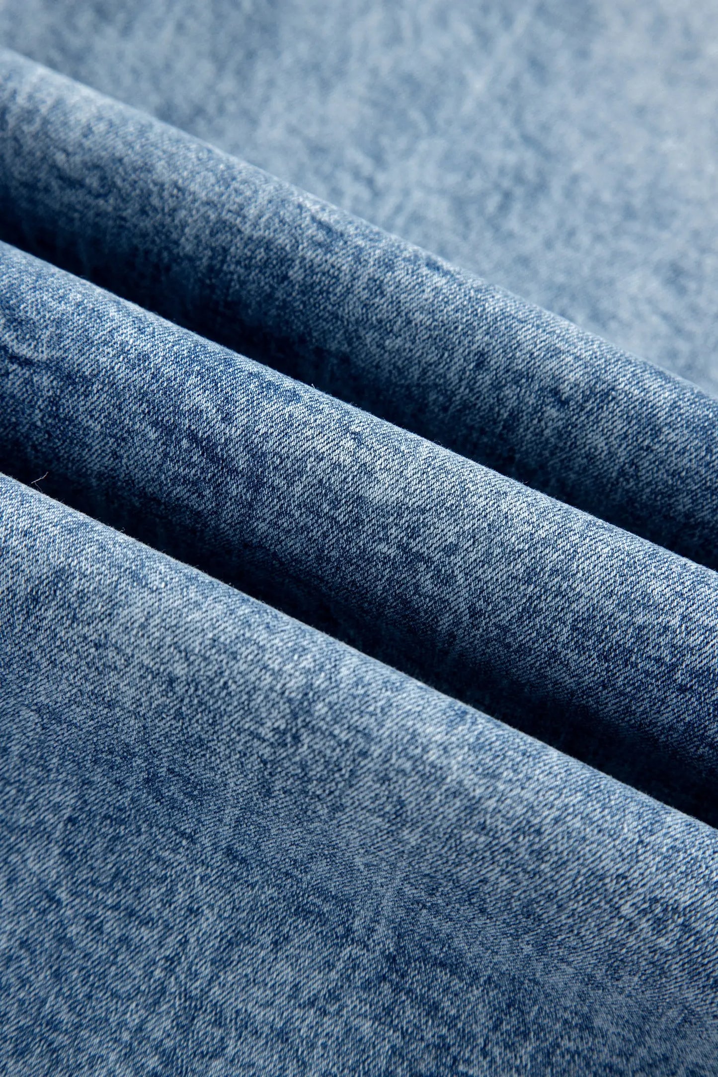 Beau Blue Acid Wash Pocket Detail Flare Jeans