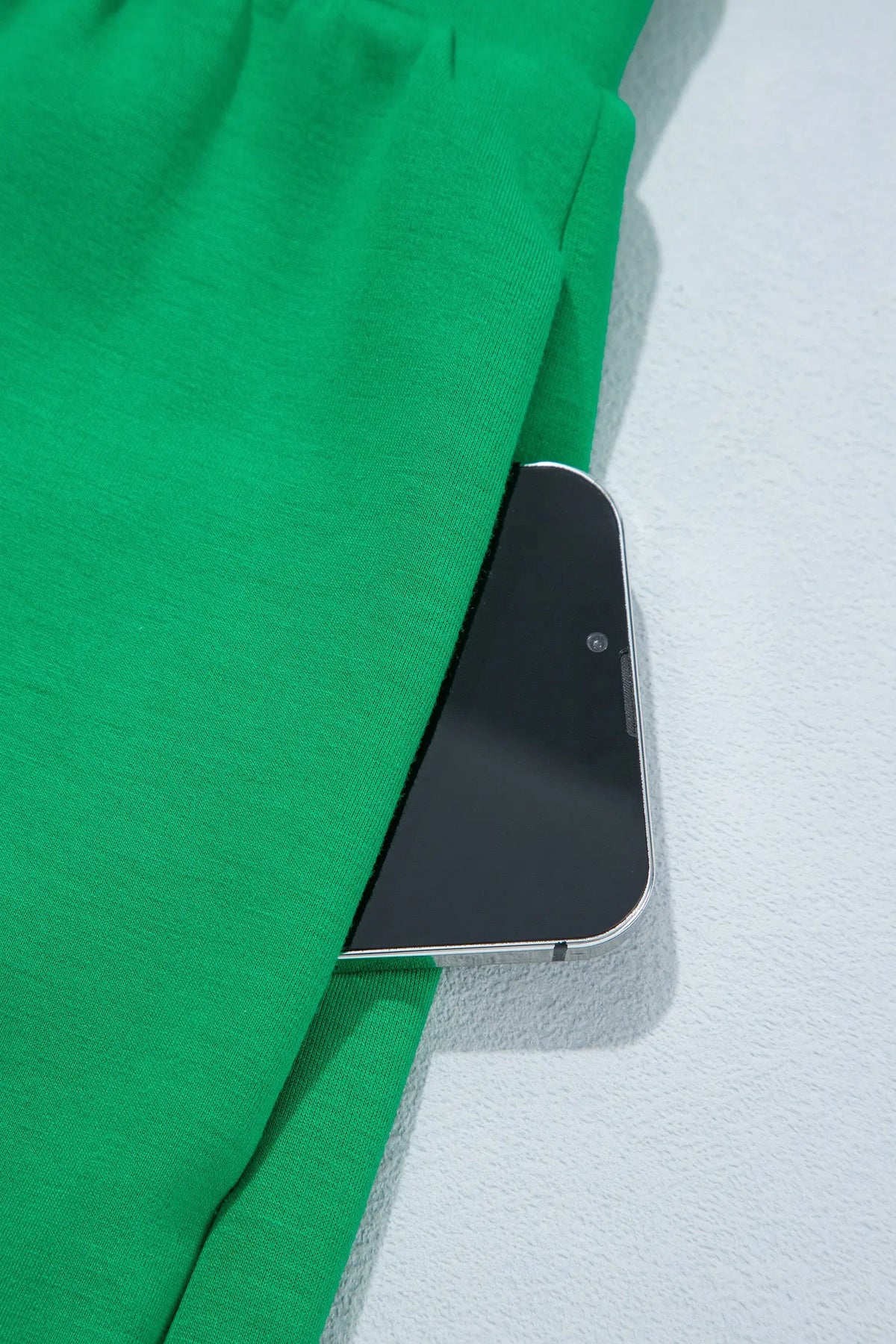 Bright Green Sleeveless Zip Front Scallop Hem Mini Dress
