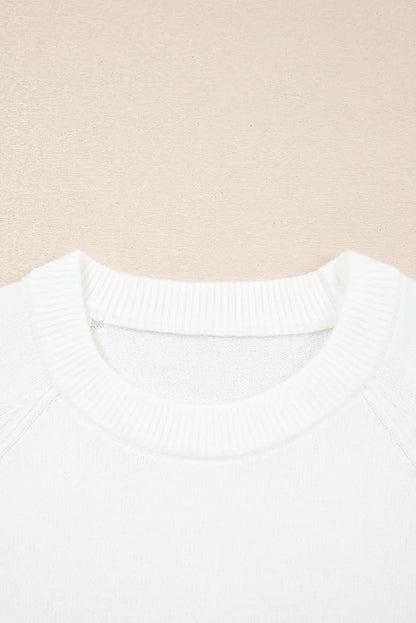 Blackish Green MERRY Letter Pattern Christmas Raglan Sleeve Sweater