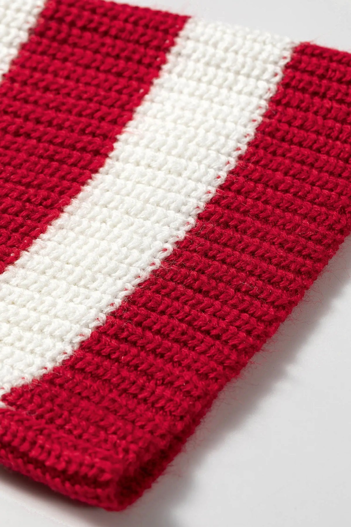 Red Stripe Striped Colorblock V Neck Long Sleeve Shift Sweater