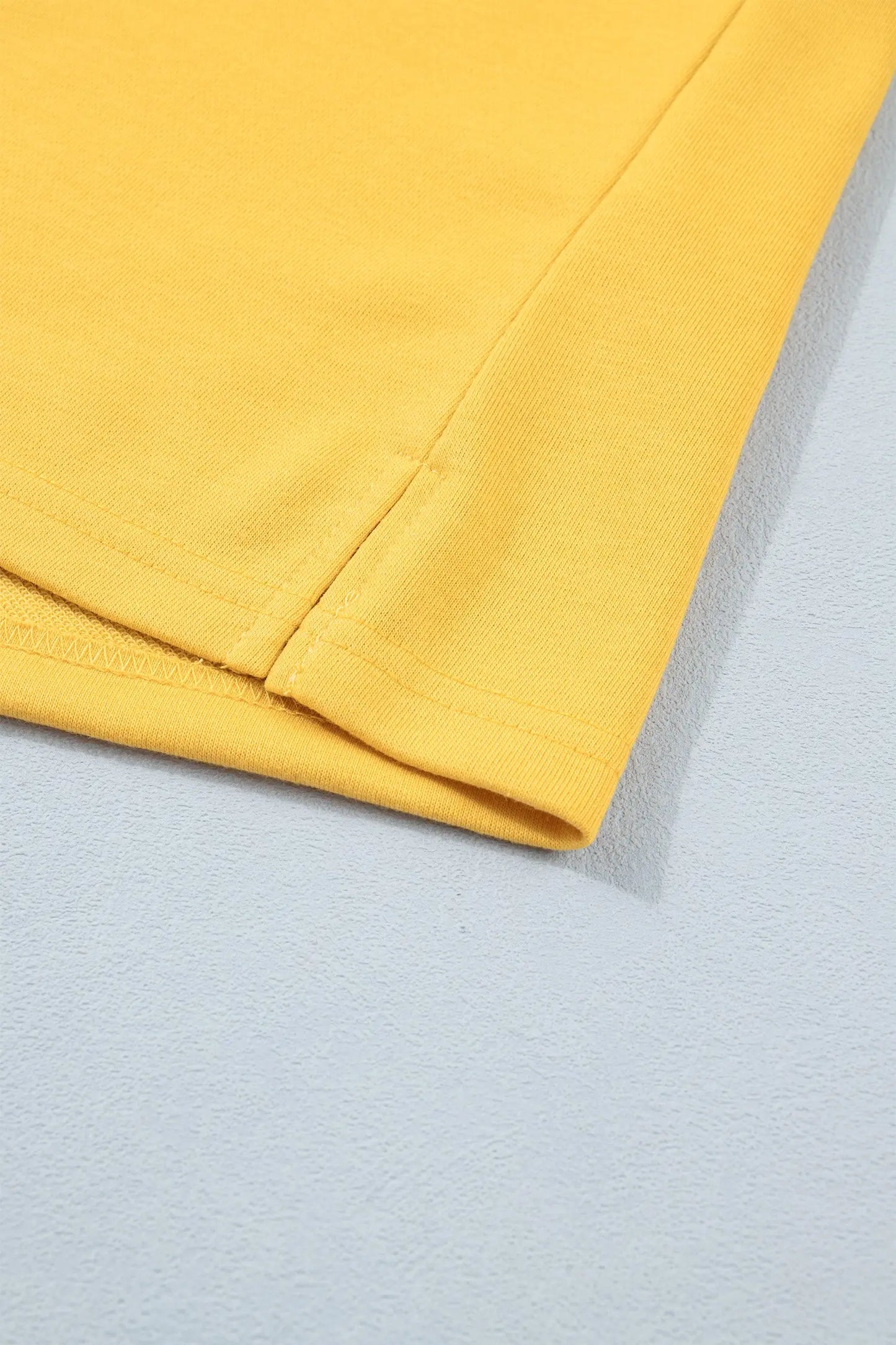 Banana Cream Loose Polo Tee Elastic Waist 2pcs Short Set Nataliz