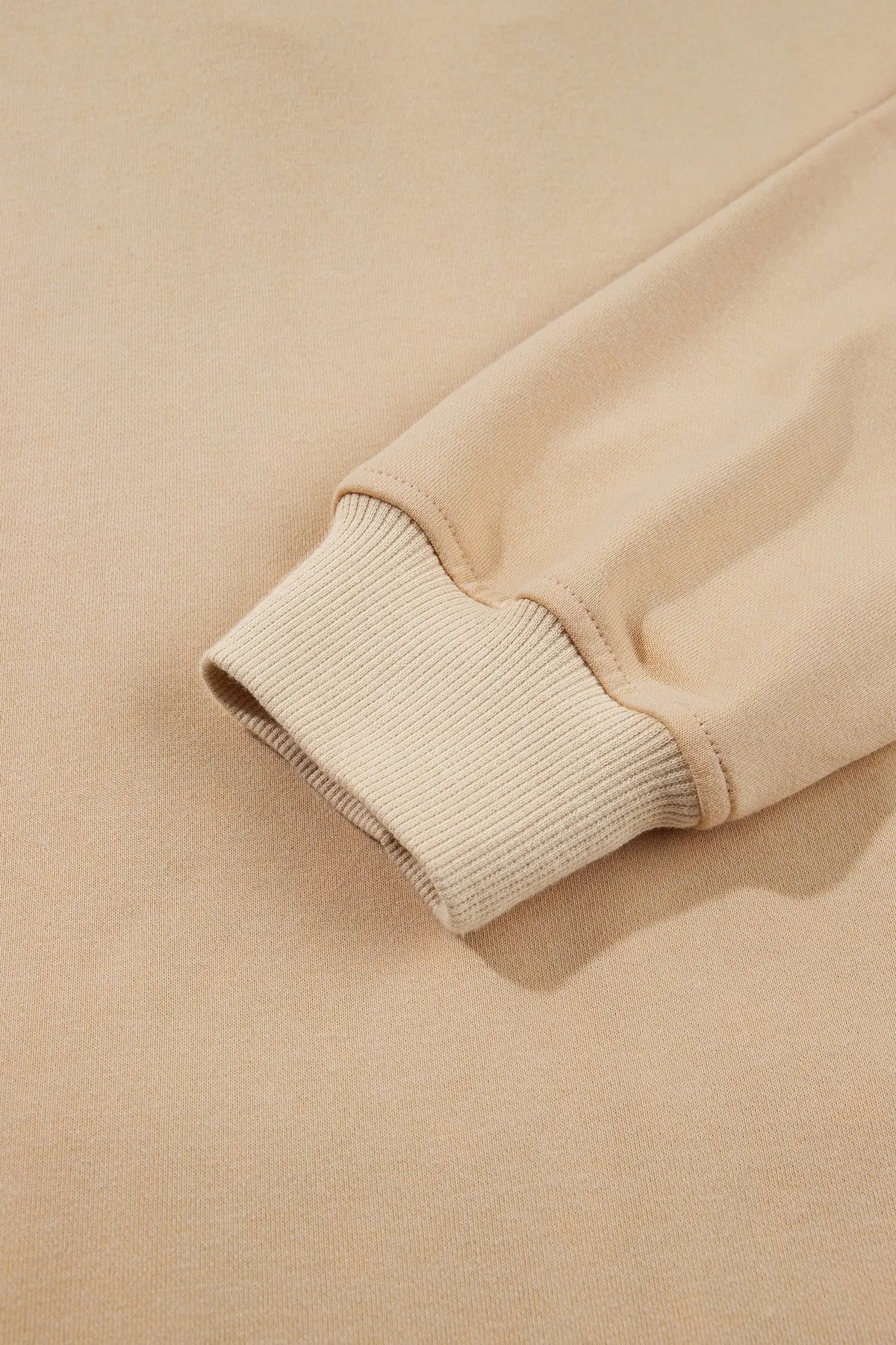 Parchment Polka Dot Hooded Zip-Up Sweatshirt