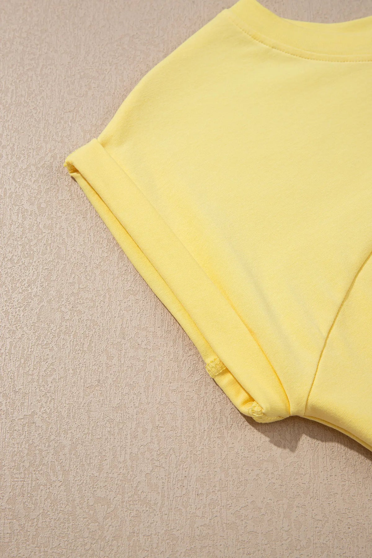 Solid Color Cropped Tank Top and Jogger Pants Set
