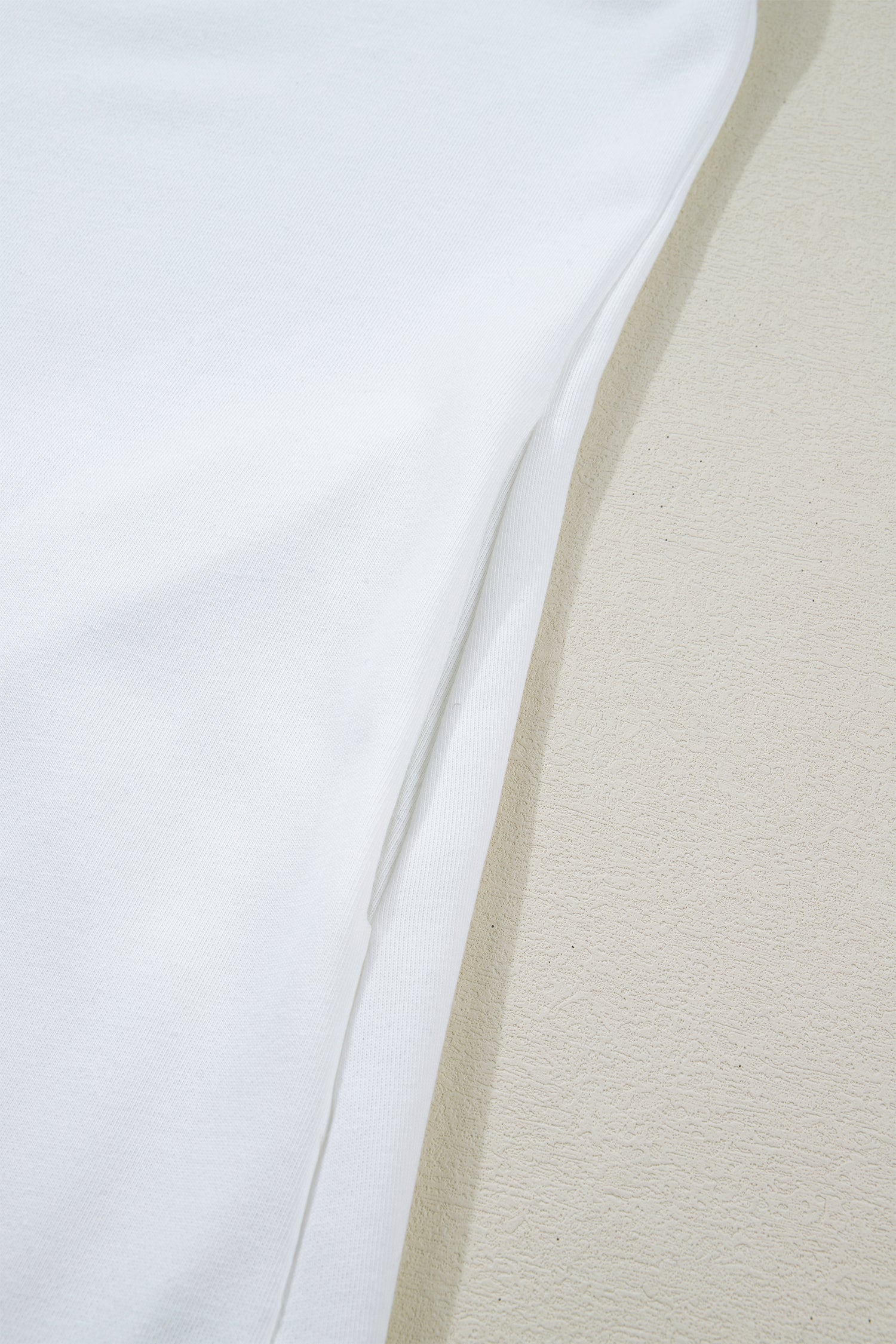 White Contrasted Striped Patchwork Split Neck Ruffle Trim Sleeveless Dress - Casual Dresses