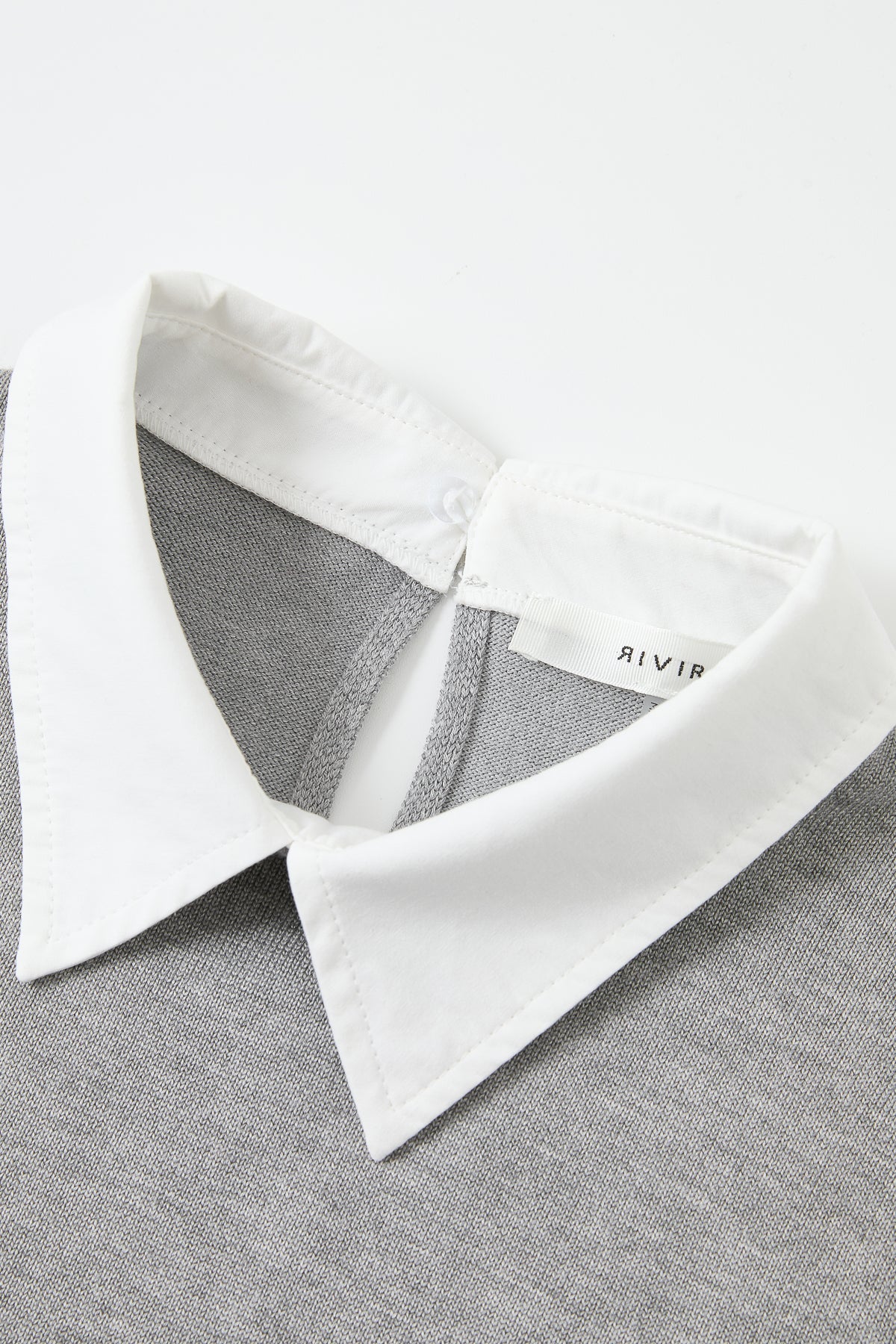 Collared Layered Knit detail view