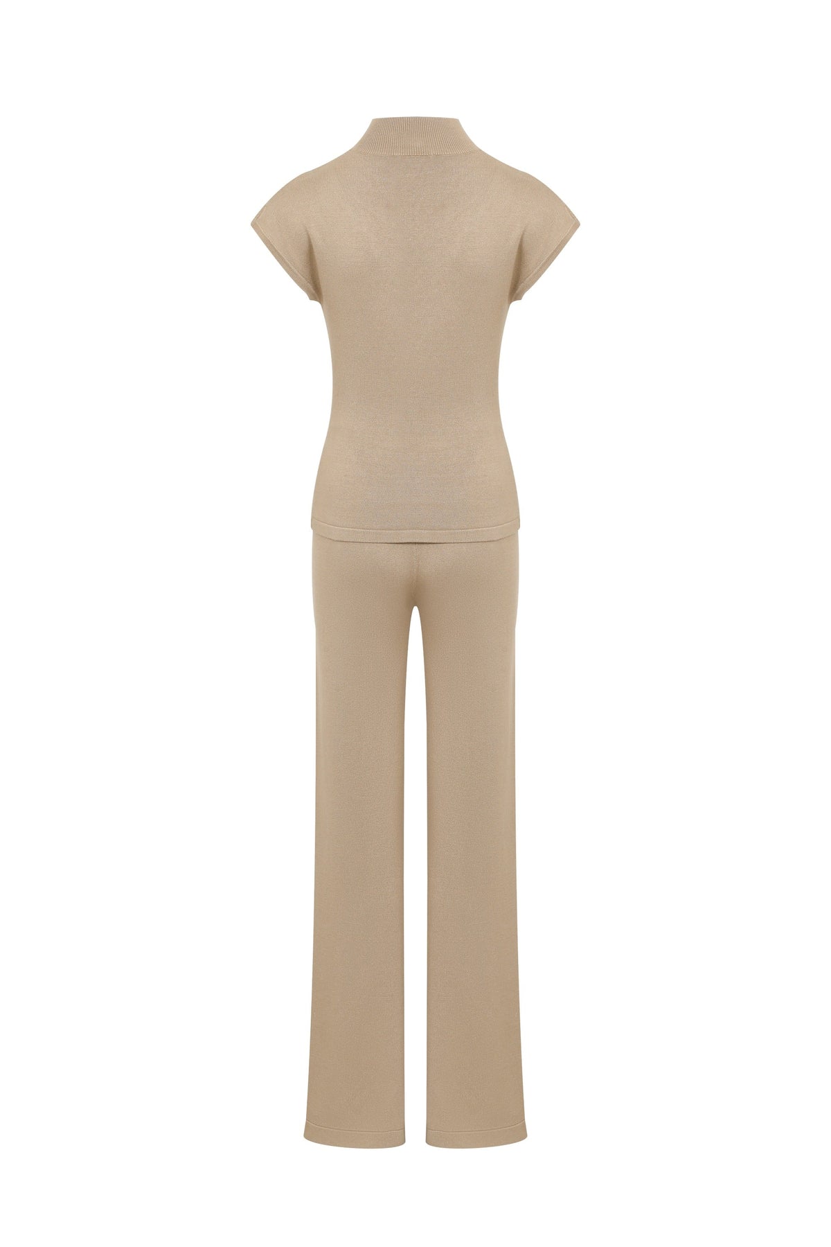 Mocha Knit Two Piece Set hanging view