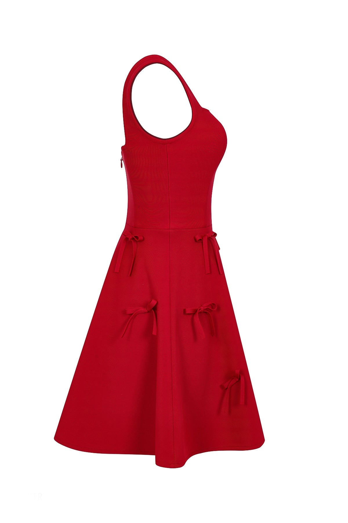 Bow Detail Mini Dress side view