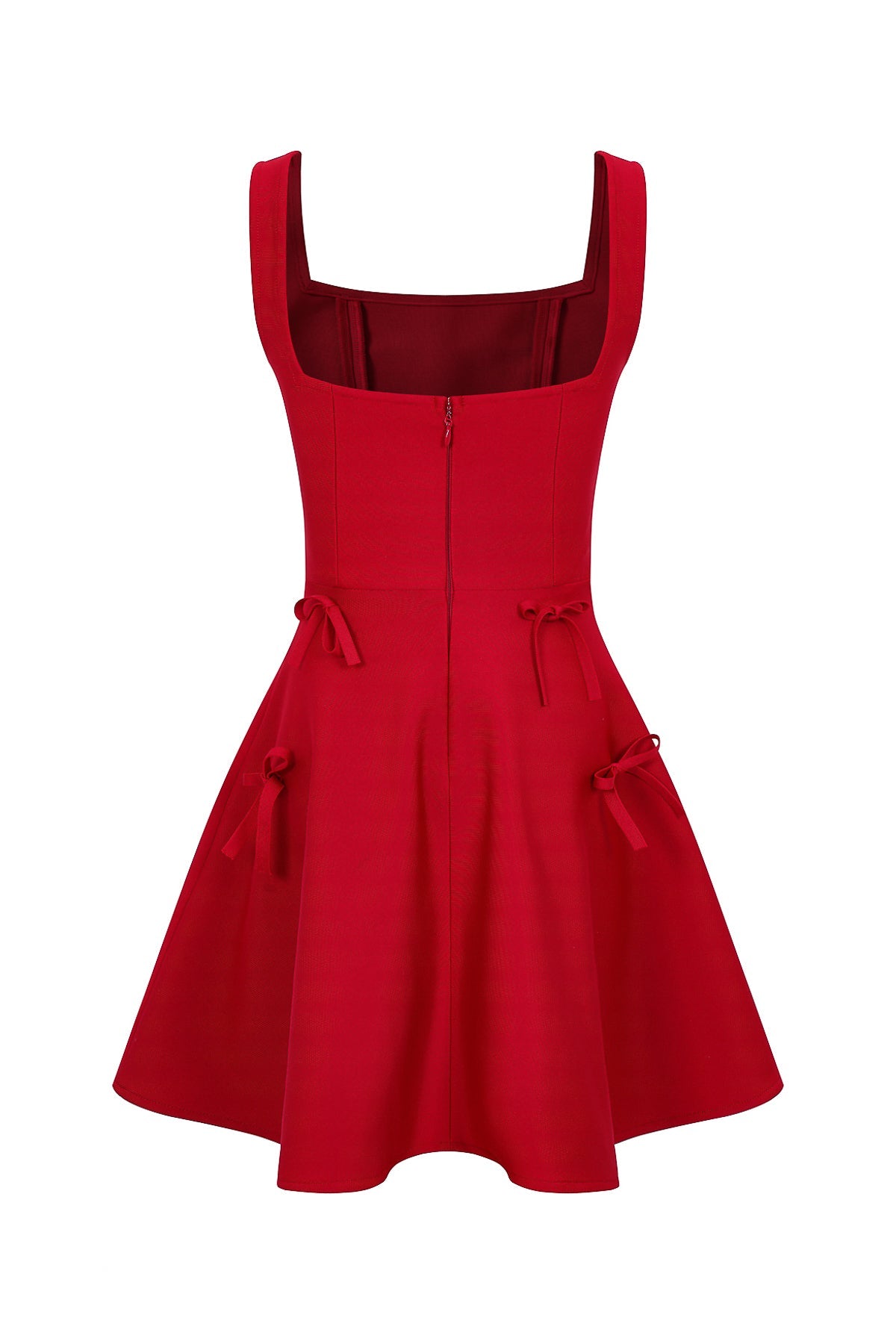 Bow Detail Mini Dress hanging view