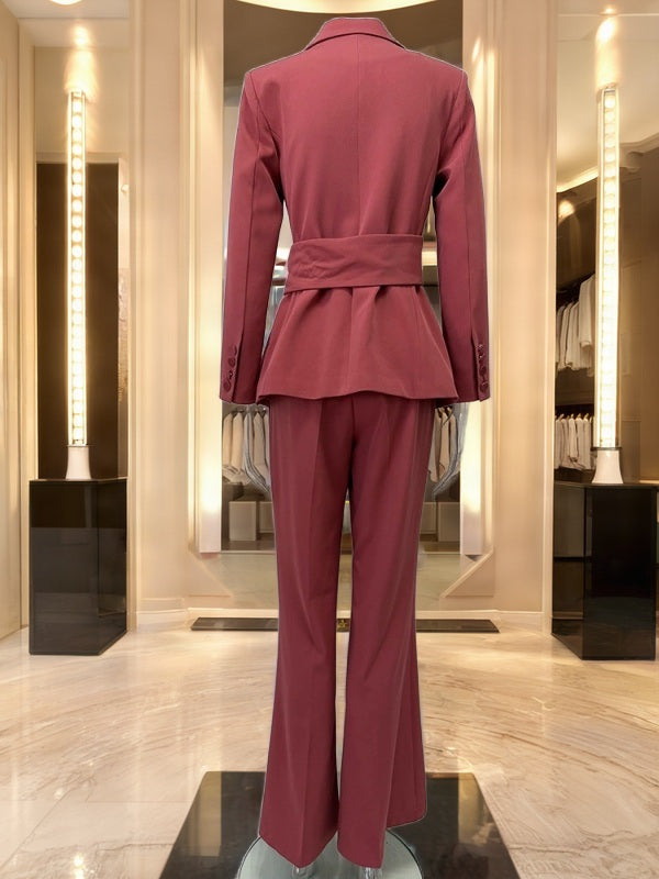 Wrap Blazer and Wide Leg Trouser Set mannequin view · nz-bg-v1