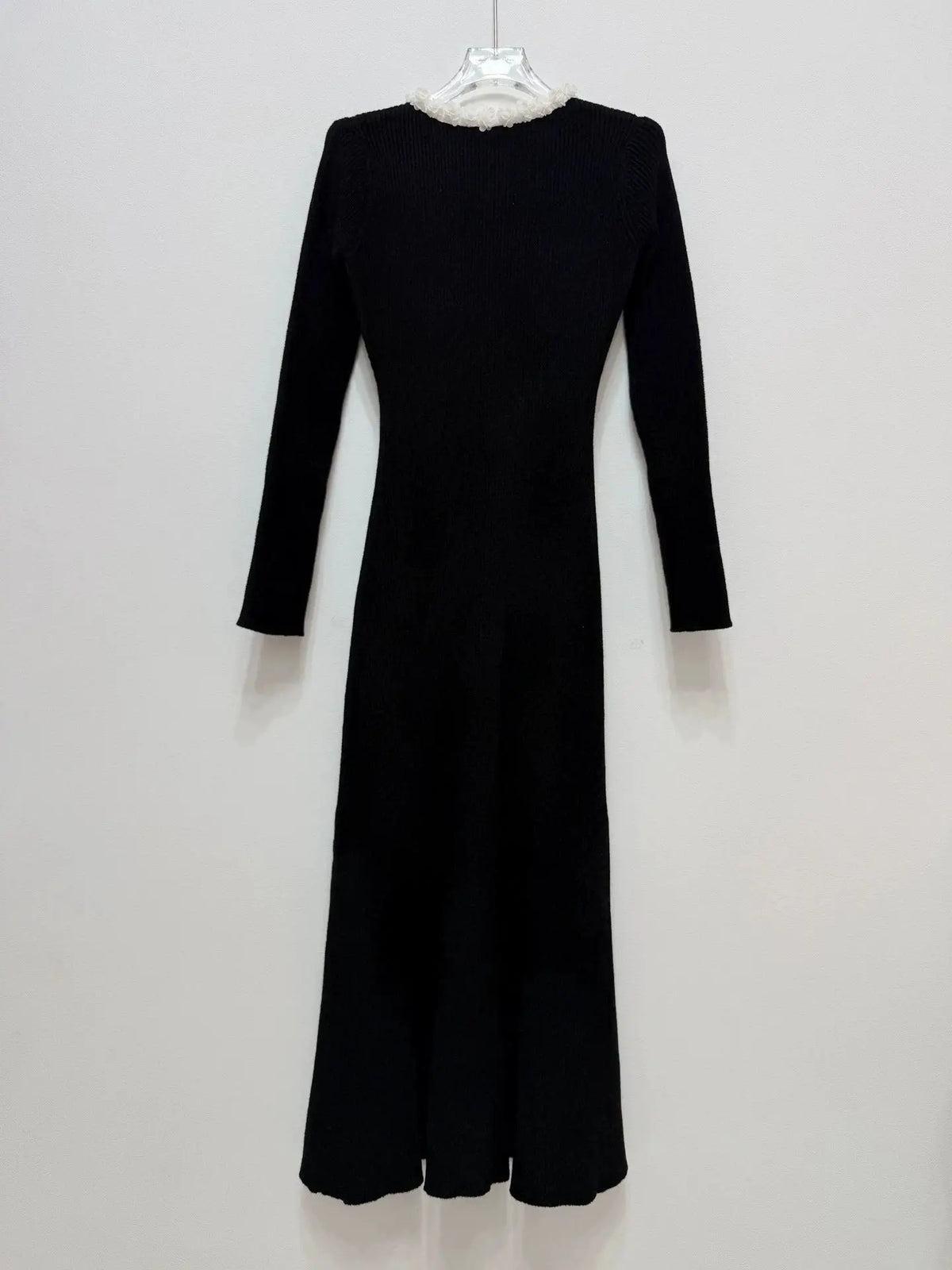 Maxi Dress Sweet Style in Black White hanging view · nz-alt-v1