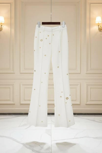 Metal Hole One Button Suit white pants view · nz-bg-v1