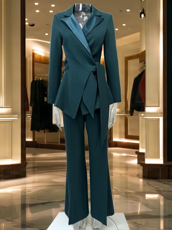 Wrap Blazer and Wide Leg Trouser Set mannequin view · nz-bg-v1