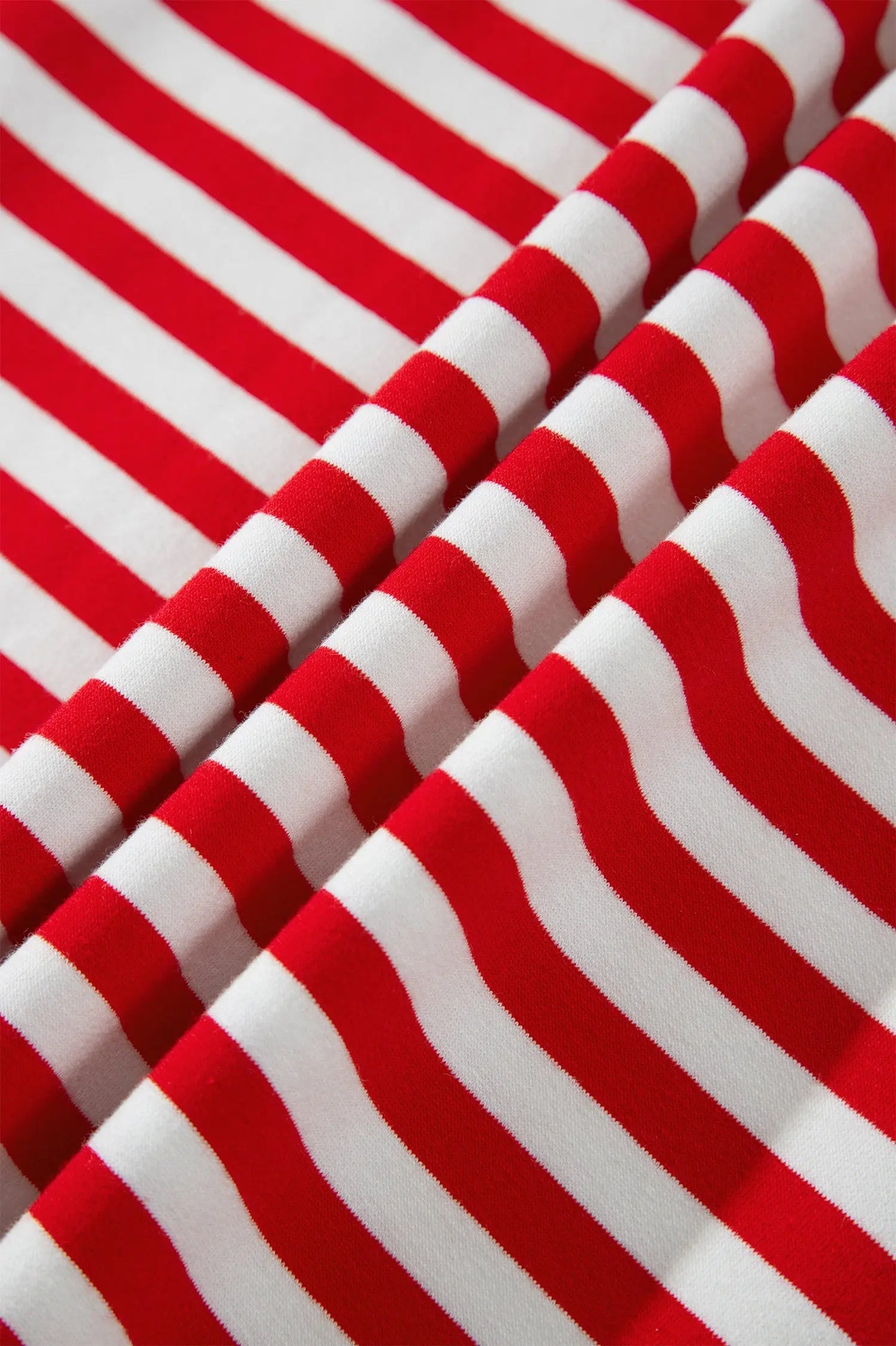Red Stripe Colorblock Trim Polo Collar Drawstring Elastic Waist Band Casual 2pcs Outfit
