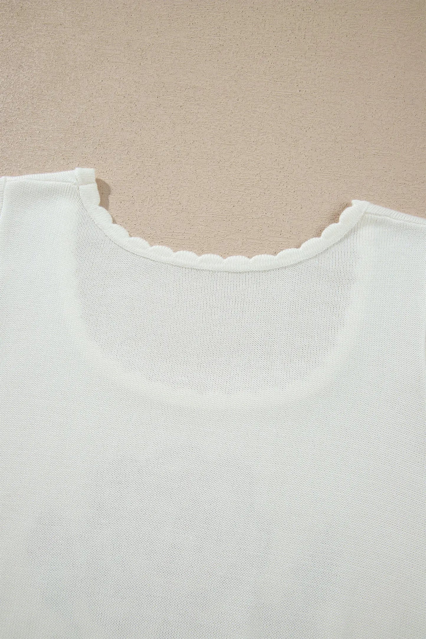 White Western Floral Print Short Sleeve Square Collar Knit Sweater