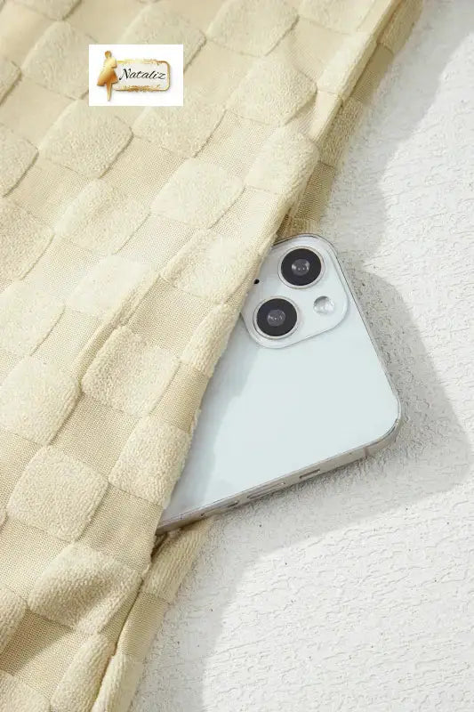 Black Half Buttons Sleeveless Wide Leg Textured Jumpsuit Nataliz