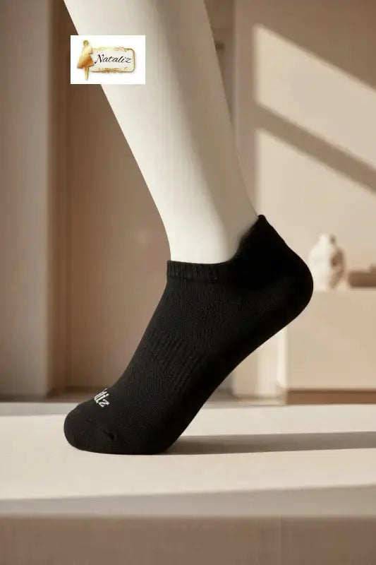 Black Low-Cut Sport Socks (3-Pack) – 85% Combed Cotton Mesh, Ultra-Soft & Breathable Athletic Fit – FREE Shipping (Copy) Nataliz