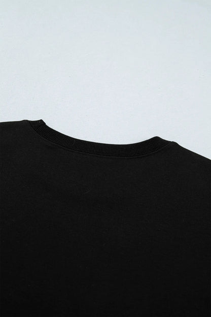 Black Casual Solid Short Sleeve Top with Metal Button Details Key Features - Tops