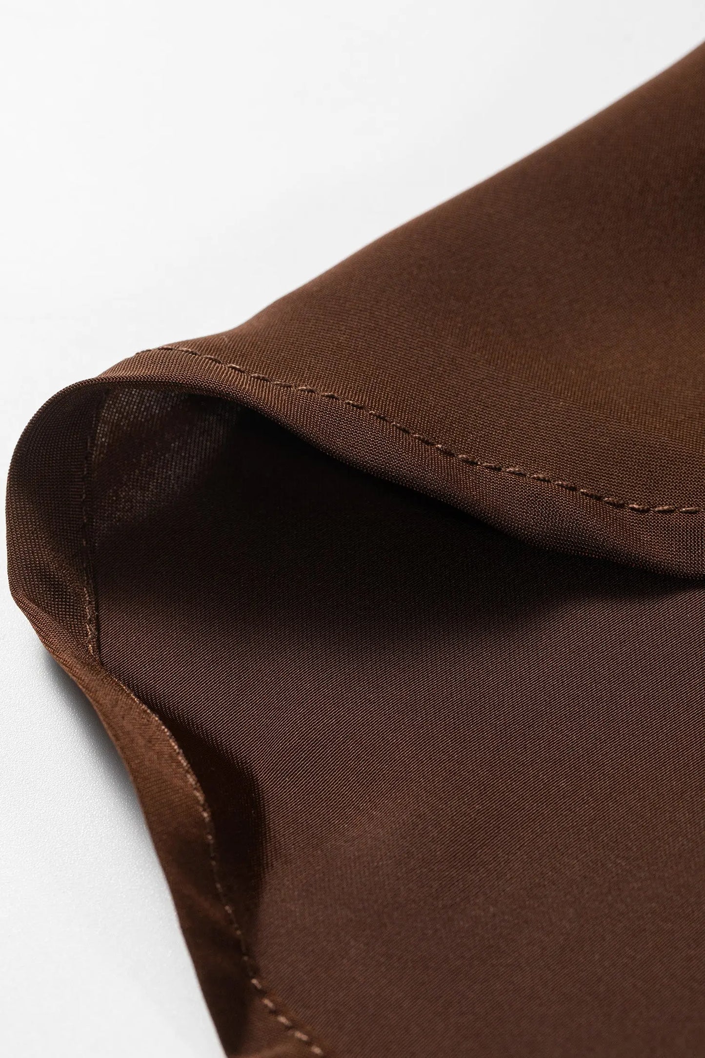 Coffee Multi Button Decoration Tab Long Sleeve Casual Shirt