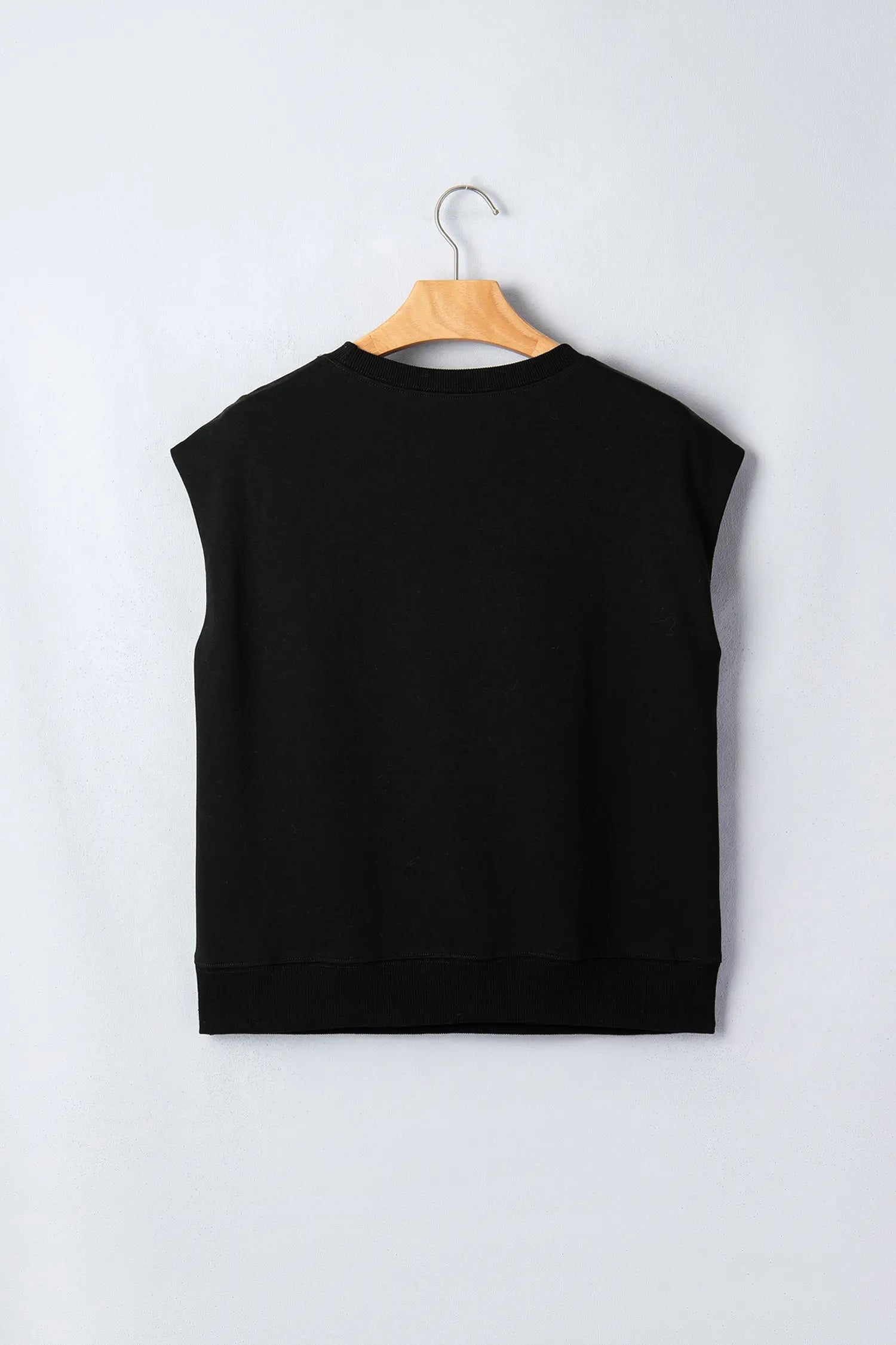 Black Casual Solid Short Sleeve Top with Metal Button Details Key Features - Tops