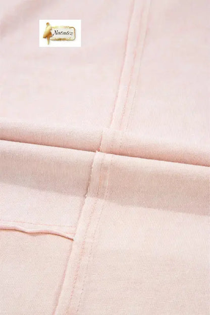 Cotton Pink Flower Patch Mineral Washed Terry Knit Cropped Wide Leg Pants Dear-Lover Dropshipping