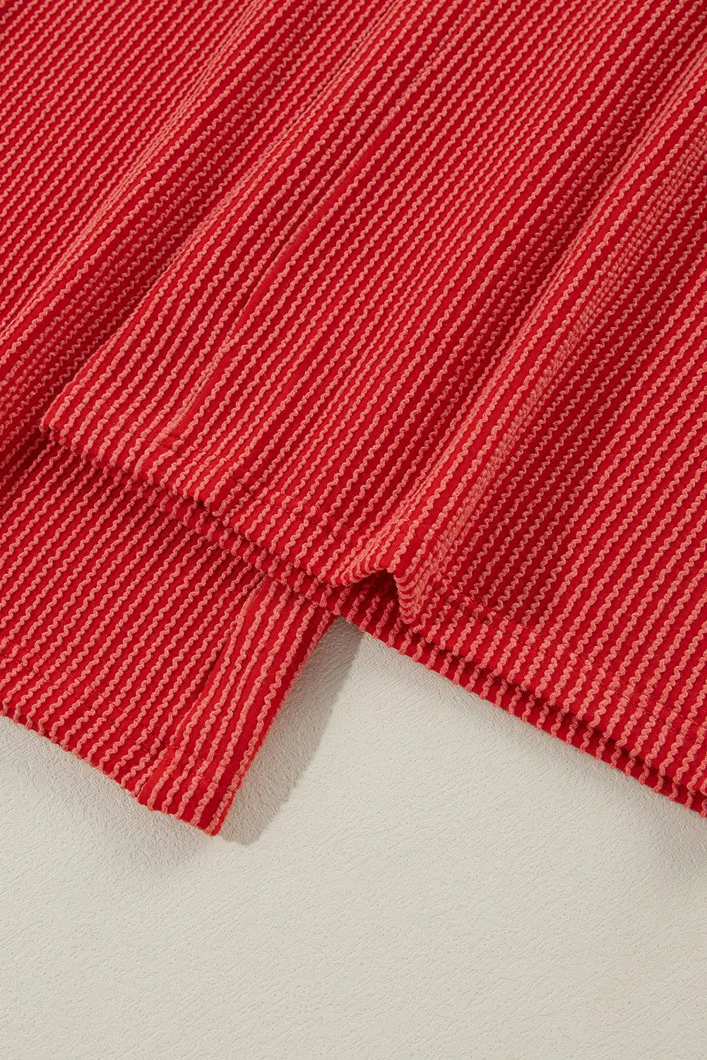 MERRY Corded Long Sleeve Top and Pockets Pants Set