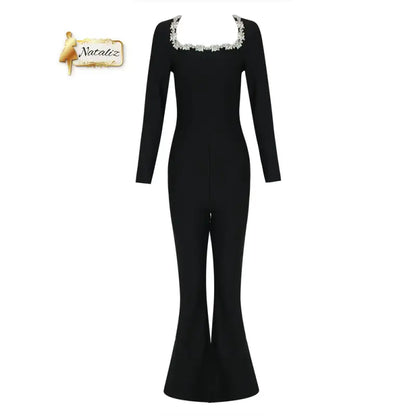 Elegant Rhinestone Jumpsuit Guangzhou Migu Garment Company Limited