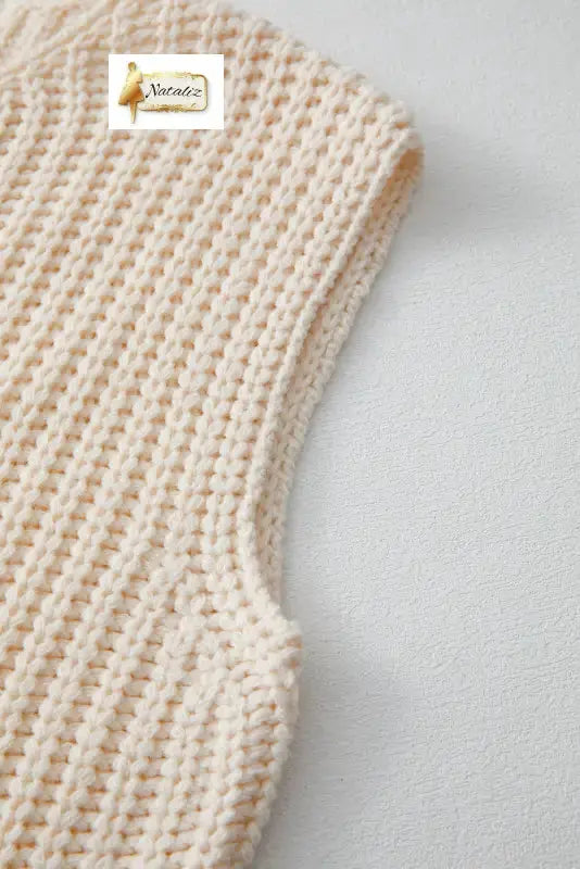 Fiery Red Solid Textured Knit Side Pockets Buttoned Sweater Vest Dear-Lover Dropshipping