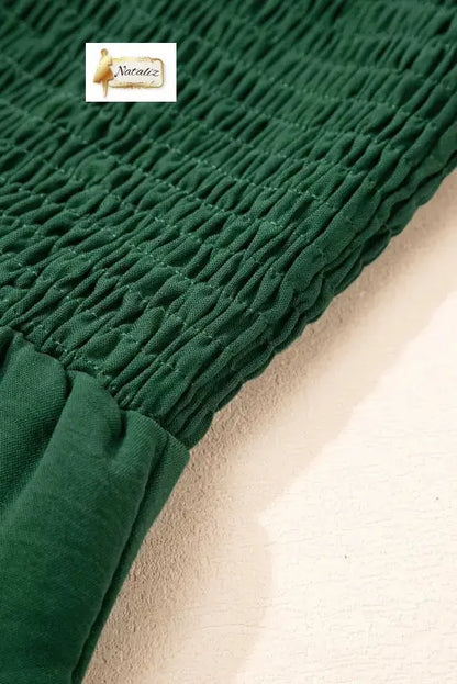 Ginger Smocked Sleeveless Wide Leg Jumpsuit with Pockets Dear-Lover Dropshipping