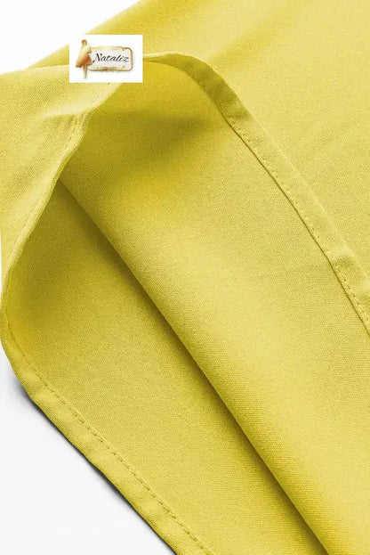 Golden Glow Women's Casual Summer Sleeve Wrap V Neck Draped Blouses Nataliz