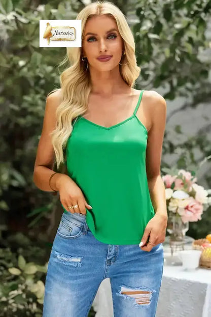 Green High Neck Lace Short Sleeve Blouse Nataliz