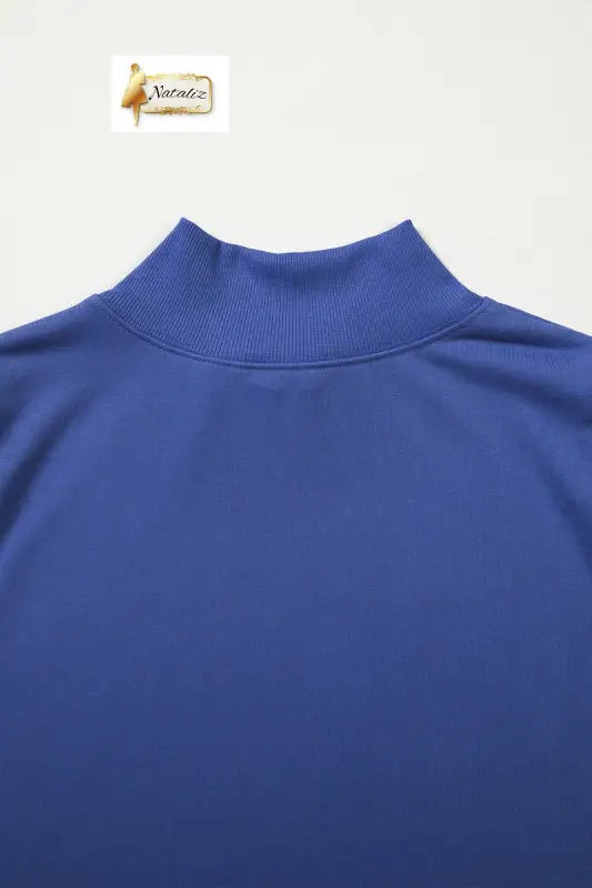 Pink Solid Color High Neck Cap Sleeve Loose Top Nataliz