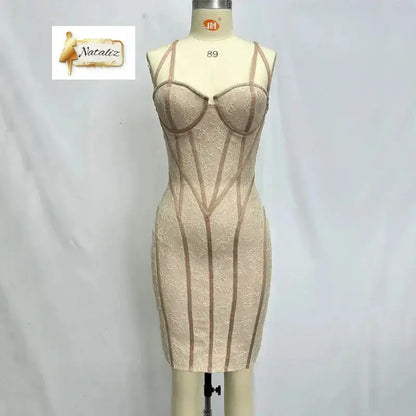 Sexy Lace Bandage Dress  Corset Style Guangzhou Migu Garment Company Limited